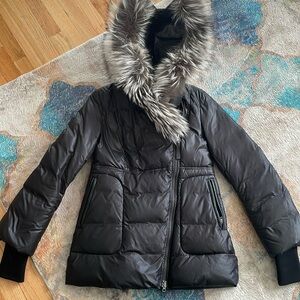 Mackage Adali coat size medium with fox fur
